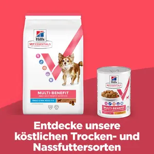 Hill's Vet Essentials MULTI-BENEFIT Adult Small & Mini Hundefutter mit Lamm und Reis