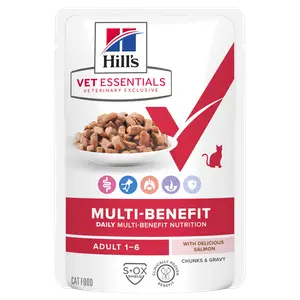 Hill's Vet Essentials MULTI-BENEFIT Adult Katzenfutter mit Lachs
