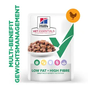 Hill's Vet Essentials MULTI-BENEFIT + Low Fat+High Fibre Adult Katzenfutter mit Huhn