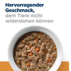 Hill's Prescription Diet k/d Ragout für Katzen mit Huhn und zugefügtem Gemüse