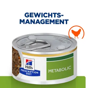Hill's Prescription Diet Metabolic Ragout für Katzen mit Huhn und zugefügtem Gemüse