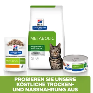 Hill's Prescription Diet Metabolic Ragout für Katzen mit Huhn und zugefügtem Gemüse