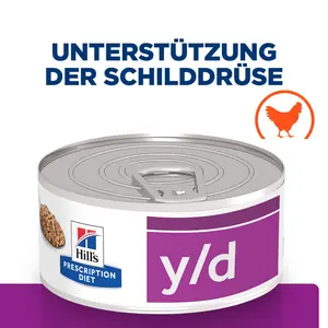 Hill's Prescription Diet y/d Katzenfutter mit Huhn