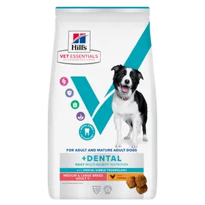 Hill's Vet Essentials MULTI-BENEFIT + Dental Adult 1+ Medium and Large Breed Hundefutter mit Huhn
