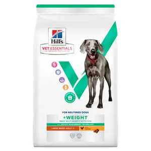 Hill's Vet Essentials MULTI-BENEFIT + Weight Adult 1+ Large Breed Hundefutter mit Huhn