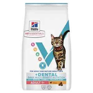 Hill's Vet Essentials MULTI-BENEFIT + Dental Adult 1+ Katzenfutter mit Huhn