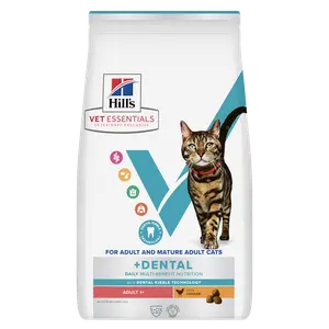 Hill's Vet Essentials MULTI-BENEFIT + Dental Adult 1+ Katzenfutter mit Huhn