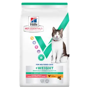 Hill's Vet Essentials MULTI-BENEFIT + Weight Young Adult Katzenfutter mit Huhn