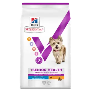 Hill's Vet Essentials MULTI-BENEFIT + Senior Health Mature Adult 7+ Small & Mini Hundefutter mit Huhn