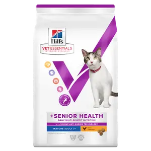Hill's Vet Essentials MULTI-BENEFIT + Senior Health Mature Adult 7+ Katzenfutter mit Huhn