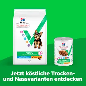 Hill's Vet Essentials MULTI-BENEFIT Small & Mini Puppy Welpenfutter mit Huhn