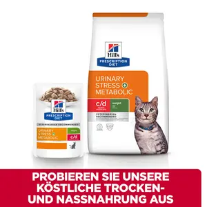 Hill's Prescription Diet c/d Multicare Stress + Metabolic Katzenfutter mit Huhn