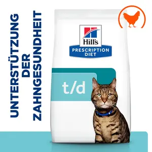 Hill's Prescription Diet t/d Katzenfutter mit Huhn