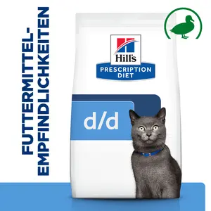 Hill's Prescription Diet d/d Katzenfutter mit Ente und grünen Erbsen