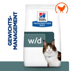 Hill's Prescription Diet w/d MULTI-BENEFIT Nassfutter für Katzen mit Huhn