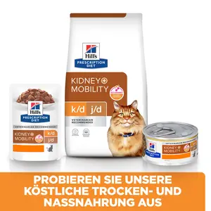 Hill's Prescription Diet k/d + Mobility Katzenfutter mit Huhn