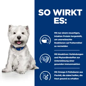 Hill's Prescription Diet Derm Complete Mini Hundefutter mit Ei