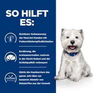 Hill's Prescription Diet Derm Complete Mini Hundefutter mit Ei
