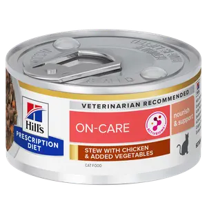 Hill's Prescription Diet ON-Care Ragout für Katzen mit Huhn und zugefügtem Gemüse