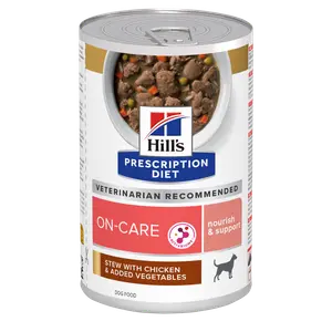 Hill's Prescription Diet On-Care Ragout für Hunde mit Huhn und zugefügtem Gemüse