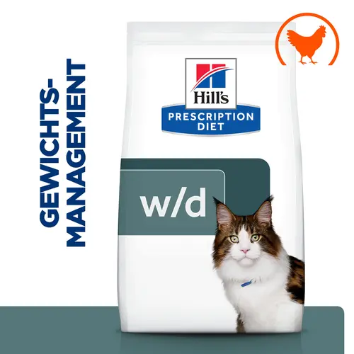 Hill's Prescription Diet w/d MULTI-BENEFIT für Katzen mit Huhn