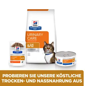 Hill's Prescription Diet s/d Nassfutter für Katzen mit Huhn