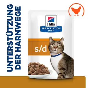 Hill's Prescription Diet s/d Nassfutter für Katzen mit Huhn