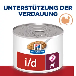 Hill's Prescription Diet i/d Hundefutter mit Truthahn