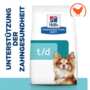 Hill's Prescription Diet t/d Mini Hundefutter mit Huhn