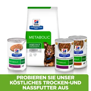 Hill's Prescription Diet Metabolic Hundefutter mit Rind