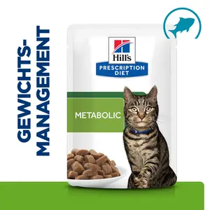 Hill's Prescription Diet Metabolic Nassfutter für Katzen mit Meeresfiscch