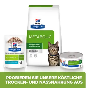 Hill's Prescription Diet Metabolic Nassfutter für Katzen mit Meeresfiscch