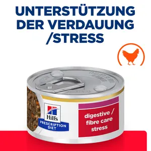 Hill's Prescription Diet Gastrointestinal Biome Stress Ragout für Katzen mit Huhn & zugefügtem Gemüse