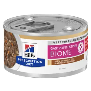 Hill's Prescription Diet Gastrointestinal Biome Stress Ragout für Katzen mit Huhn & zugefügtem Gemüse