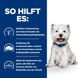 Hill's Prescription Diet Derm Complete Mini Hundefutter mit Ei