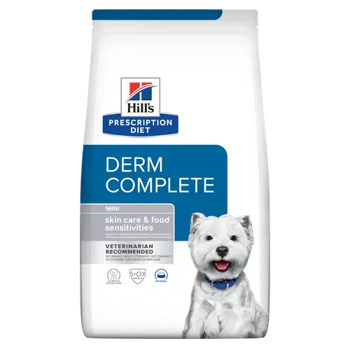 Hill's Prescription Diet Derm Complete Mini Hundefutter mit Ei