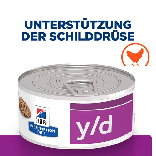 Hill's Prescription Diet y/d Katzenfutter mit Huhn