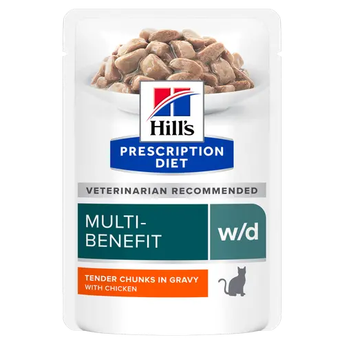 Hill's Prescription Diet w/d MULTI-BENEFIT Katzenfutter mit Huhn