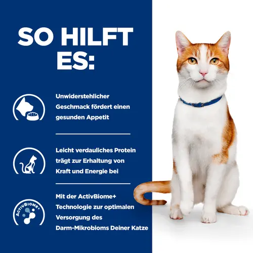 Hill's Prescription Diet ON-Care Ragout für Katzen mit Huhn und zugefügtem Gemüse