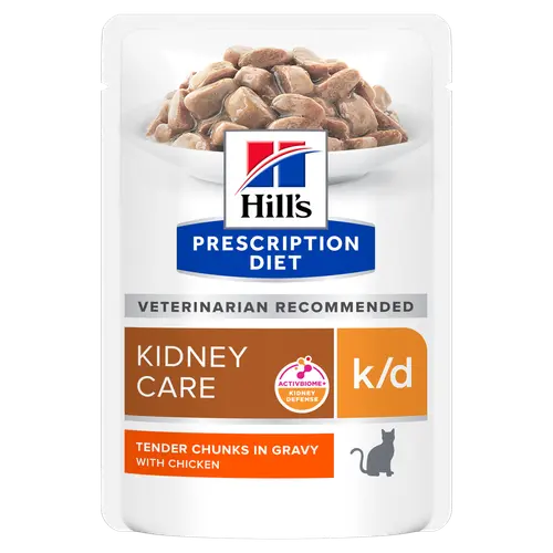 Hill's Prescription Diet k/d Nassfutter für Katzen mit Huhn