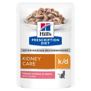 Hill's Prescription Diet k/d Nassfutter für Katzen mit Lachs