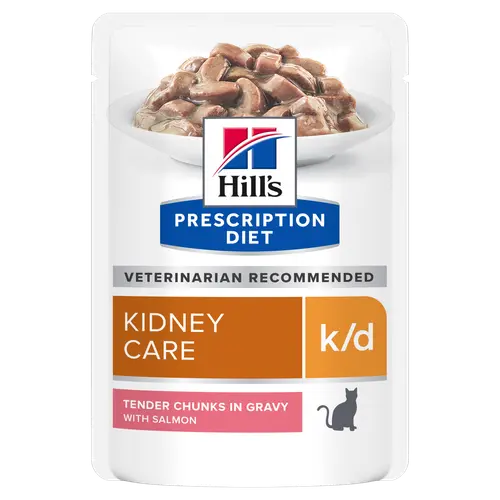 Hill's Prescription Diet k/d Nassfutter für Katzen mit Lachs