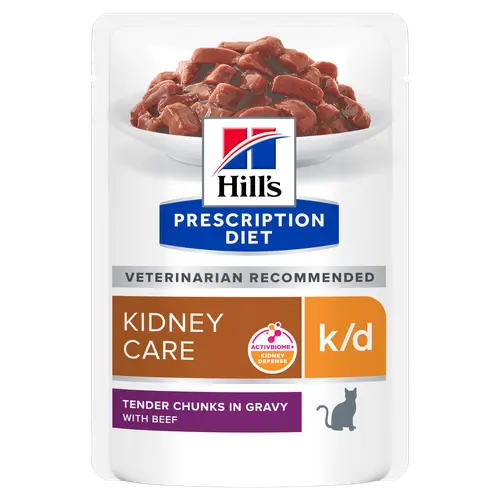 Hill's Prescription Diet k/d Nassfutter für Katzen mit Rind