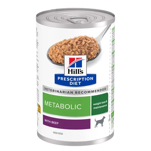 Hill's Prescription Diet Metabolic Hundefutter mit Rind