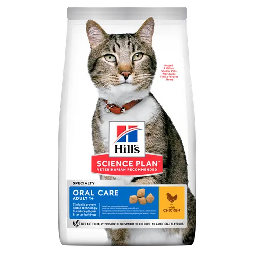 Hill's Science Plan Oral Care Adult Katzenfutter mit Huhn