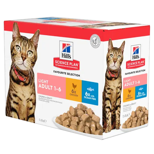 Hill's SCIENCE PLAN Light Adult Katzenfutter mit Huhn