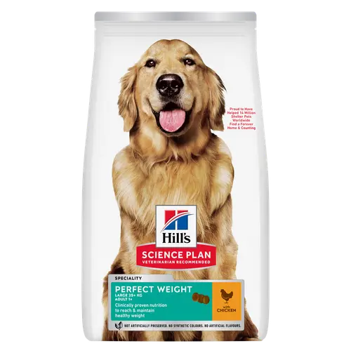 Hill’s Science Plan Perfect Weight Large Breed Adult Hundefutter mit Huhn