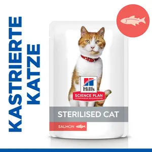 Hill's Science Plan Sterilised Cat Adult Katzenfutter mit Lachs