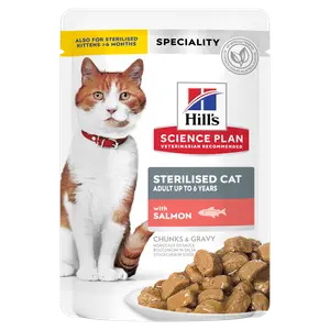 Hill's Science Plan Sterilised Cat Adult Katzenfutter mit Lachs