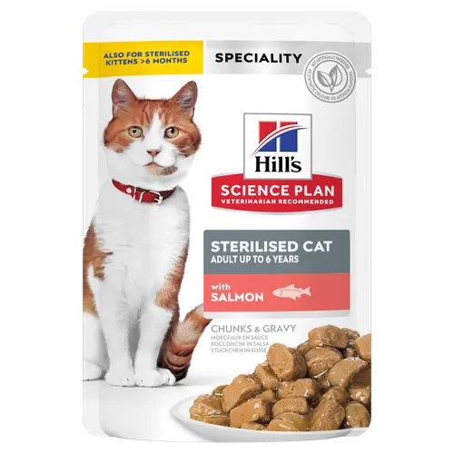 Hill's Science Plan Sterilised Cat Adult Katzenfutter mit Lachs